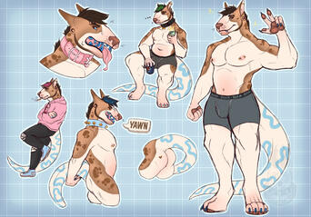 bull terrier sketch page